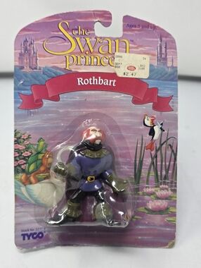 Vintage 1994 Lord Rothbart Plastic Toy Figure Swan Princess Tyco New, Rare